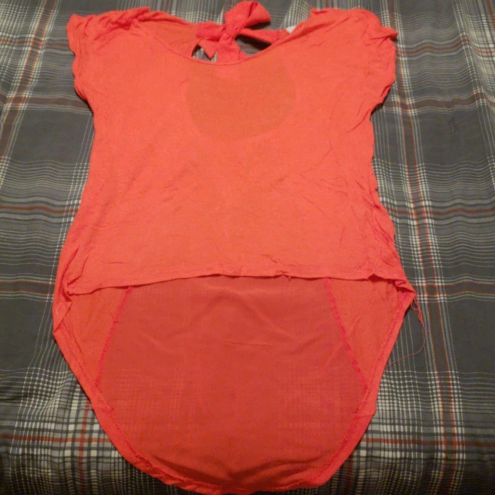 5/$30 Red sheer top